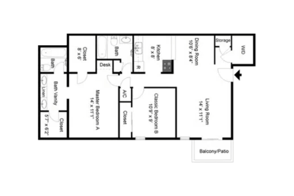 The Cave - 2 Bedroom / 2 Bath The Cave - 2 Bedroom / 2 Bath