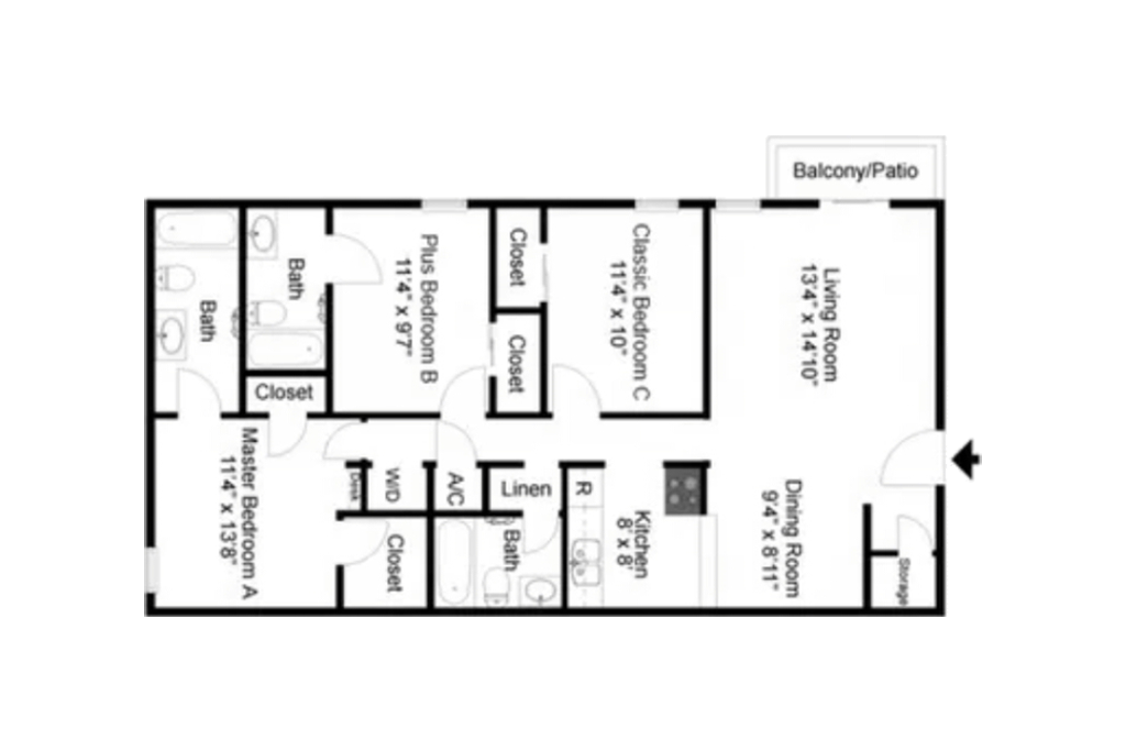 The Den - 3 Bedroom / 3 Bath